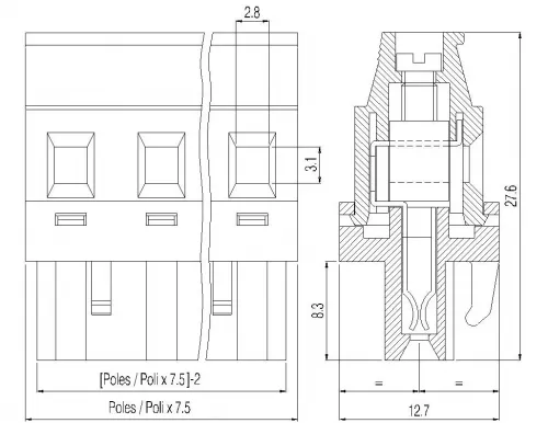 κλέμα καλωδίου