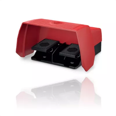 Διπλός Ποδοδιακόπτης με Κάλυμμα 1NC/ 1NO (x2) F2-SU1Z/SU1Z UN