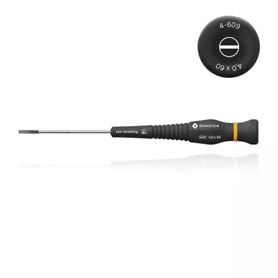 Ίσιο Κατσαβίδι ESD με Περιστρεφόμενη Λαβή 4x160mm