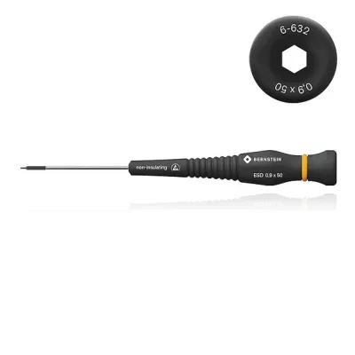 Κατσαβίδι Άλεν ESD με Περιστρεφόμενη Λαβή 0.9x150mm