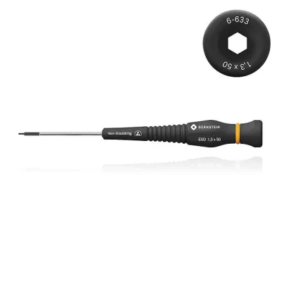 Κατσαβίδι Άλεν ESD με Περιστρεφόμενη Λαβή 1.3x150mm