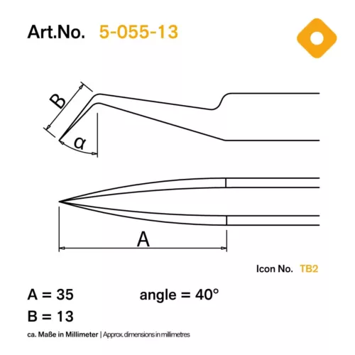 λαβίδα κόλλησης smd esd 5-055-13
