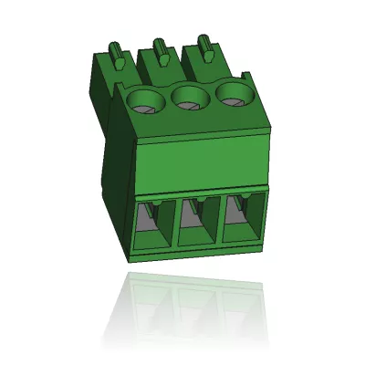 SH03-3,5 Οριζόντια κλέμα καλωδίου 3 πόλων ύψους 11,10mm