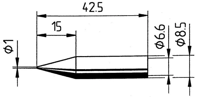 Μύτη Κολλητηριού 0842BD 1mm για το MULTI-SPRINT - Image 2
