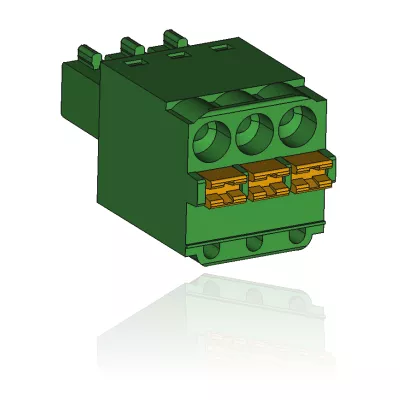 SHM03-3,5-F Κλέμα Screwless Plug-in 3 Πόλων