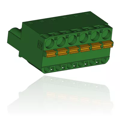 SHM06-5,08 Κλέμα Screwless Plug-in 6 Πόλων