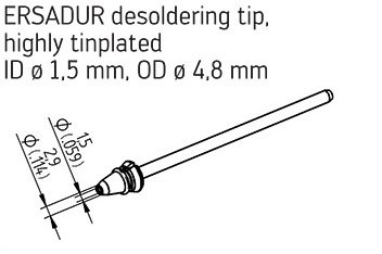 0742ED1548H dimensions